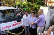 Acron donates coffins and van to the villages of Moira and Aldona